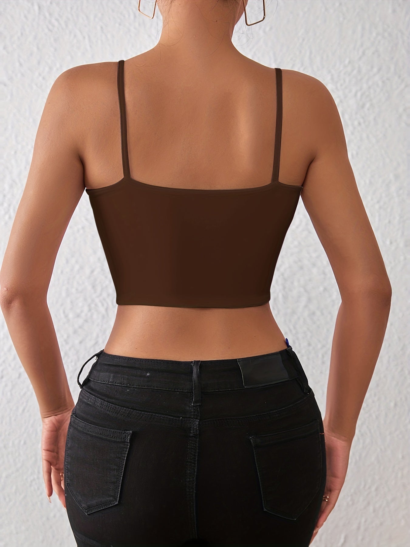 Women's Tank Top Solid Color Cami Tank Top