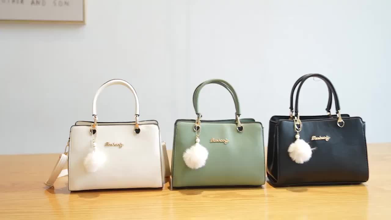 Letter Decor Satchel Bag, Stylish Top Handle Purse, Large Capacity Shoulder Office & Work Bag