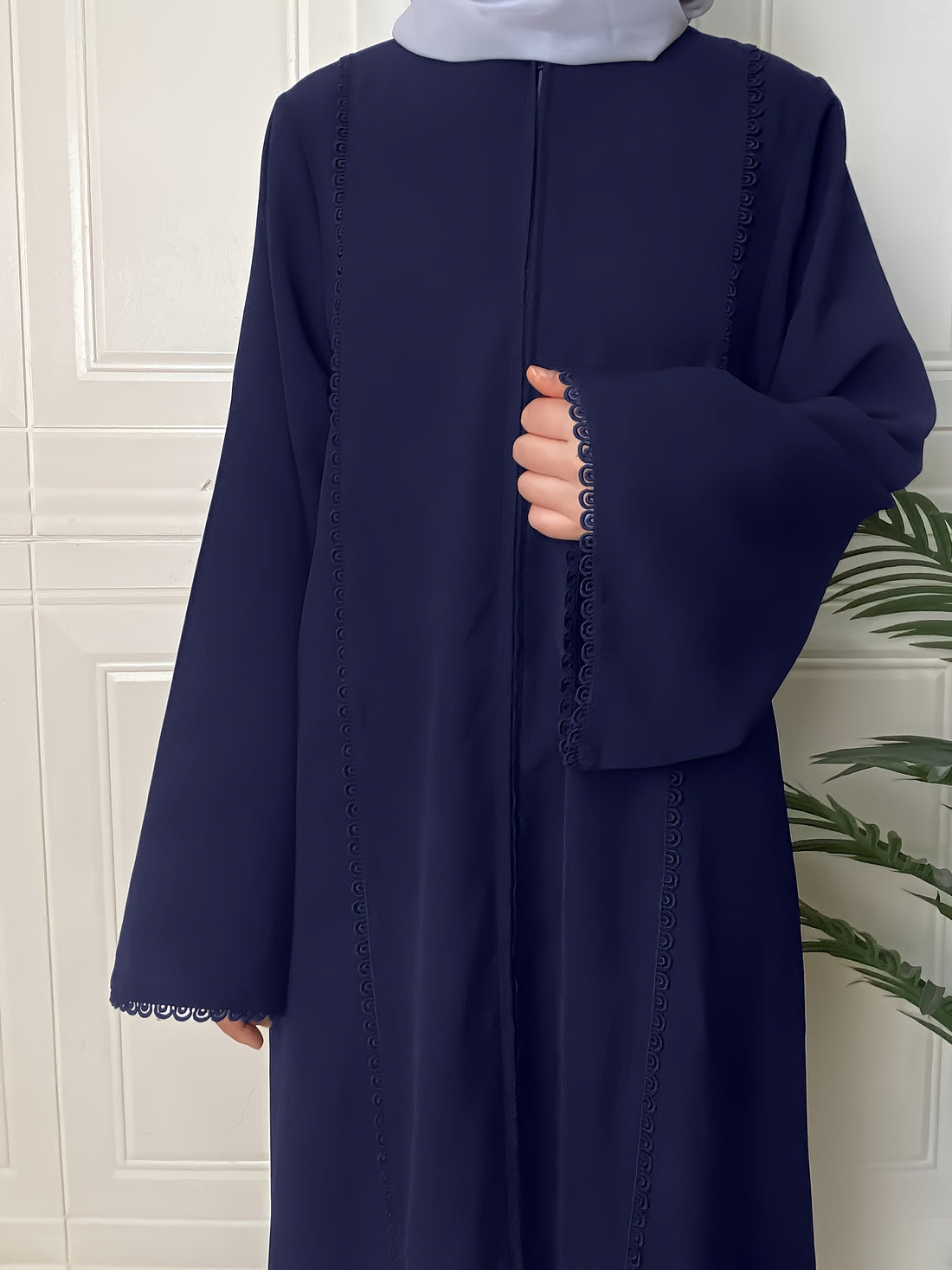 Elegant Long Sleeve Maxi Kaftan Dress -ticated Evening Wear'/MH